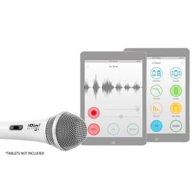 iRig Voice Handeld Portable Karaoke Microphone for Smartphones Tablets in White image 14