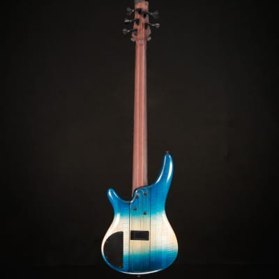 Ibanez SR Premium 5str Bass, Caribbean Islet Low Gloss 9lbs 11.3oz image 9