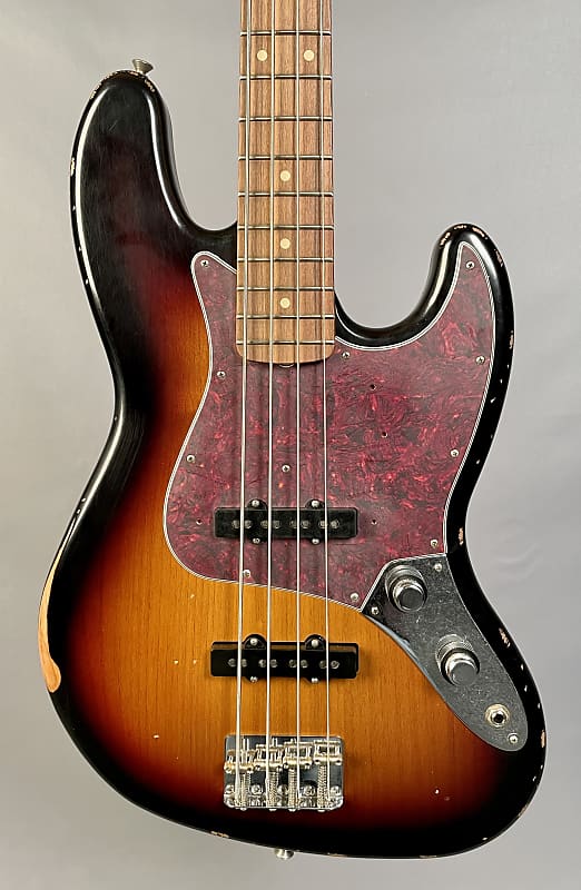 Fender Limited Edition 60th Anniversary Road Worn Jazz Bass 3-Color Sunburst image 1