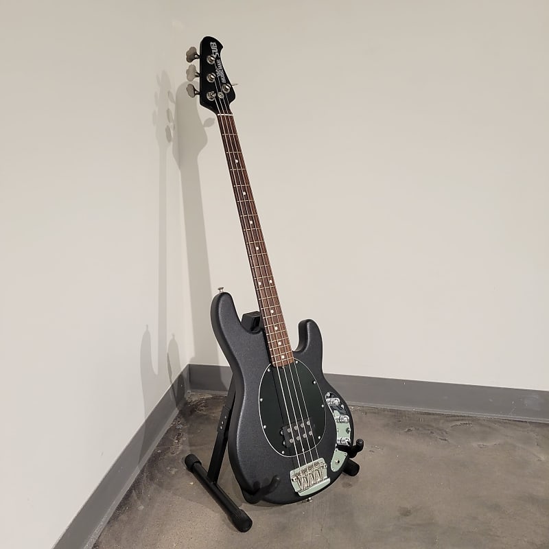 Musicman Stingray USA SR4 Black-SUB Series-Leather Kaces Gig Bag- Leather  Strap/Dunlop Strap Locks | Reverb