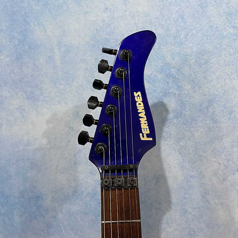Fernandes FR-55 1990 Metallic Purple Locking Trem | Reverb