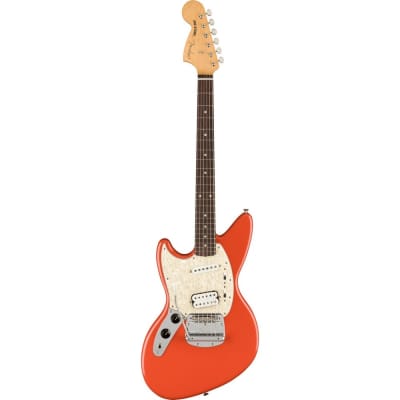 Fender Kurt Cobain Left-Handed Jag-Stang Electric Guitar - Fiesta Red for sale