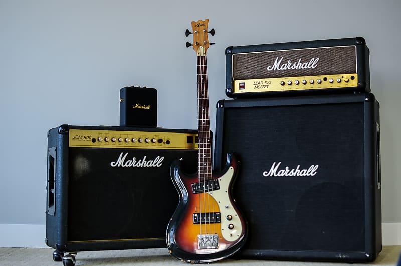 Aria 1720 1968-1971 - sunburst mosrite copy bass | Reverb