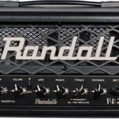 Randall Diavlo RD20H 2-Channel All Tube 20W Guitar Amp Head with Boost Mode & Speaker Emulated Output for sale