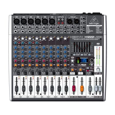 Behringer Xenyx X1222USB 16-Input Mixer with USB and Effects