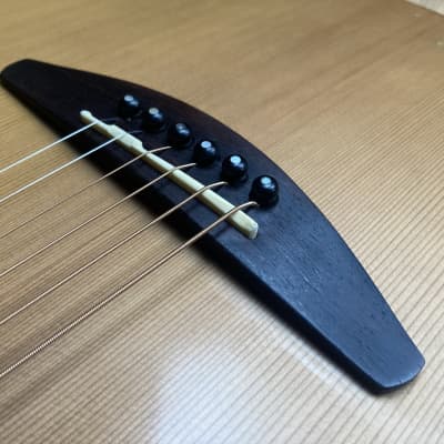 Baden A Style Mahogany Satin Acoustic Guitar + Hard Case - Roadworn image 7