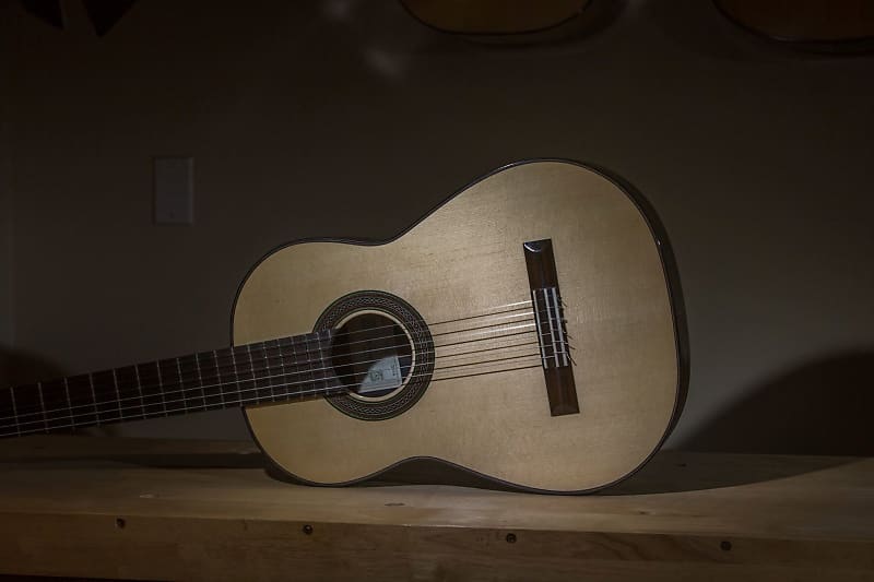 Michael Thames La Leona Classical Guitar in Spruce and African Blackwood image 1