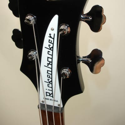 Rickenbacker 4003S Electric Bass Guitar - Jetglo with Case image 9