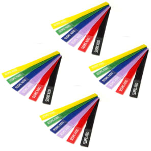 Seismic Audio SA-V8LCR6-4PACK 8 Multi-ColoRED Cable 8' Cable Ties (4-Pack)