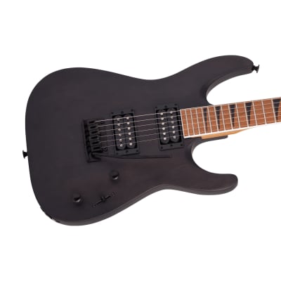 Jackson JS Series Dinky Arch Top JS24 DKAM Electric Guitar, Caramelized Maple FB, Black Stain image 3