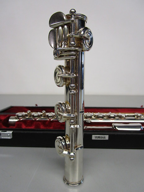 Yamaha 581 Open Hole Inline Flute, Silver, 925, CY, B Foot