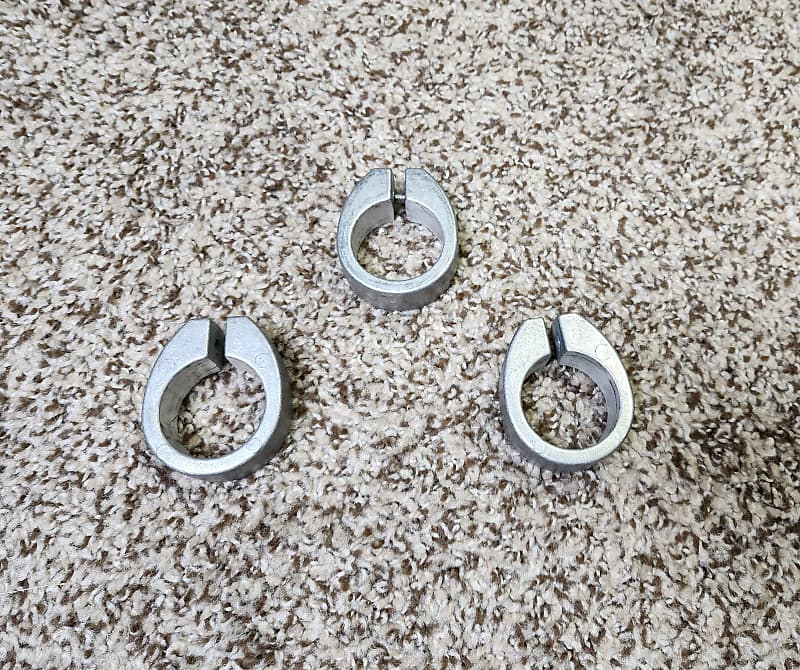 Lot of 3 Pearl Icon Drum Rack Memory Locks Reverb