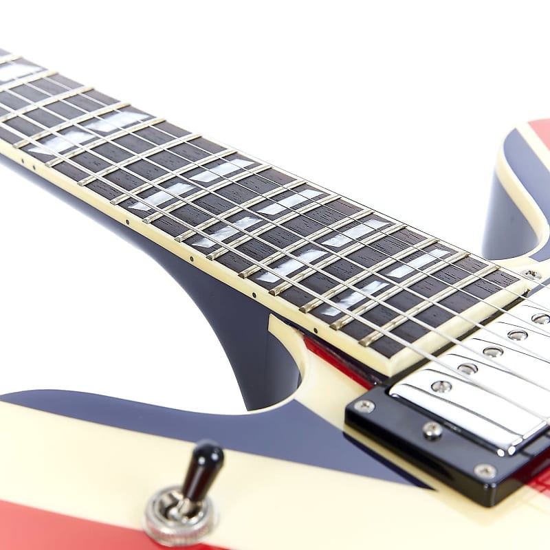 ギター Epiphone Supernova UnionJack Mint Unused 2002 Epiphone Noel Gallagher Archtop Union Jack SuperNova
