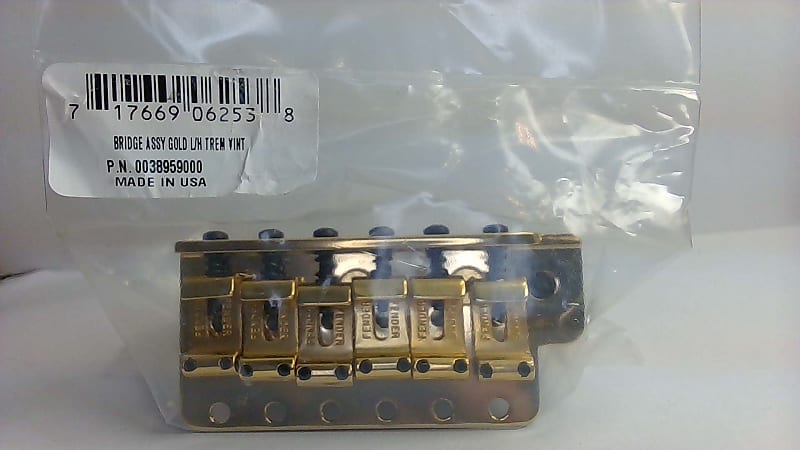 Fender Vintage-Style Left-Hand Stratocaster Bridge Assembly | Reverb