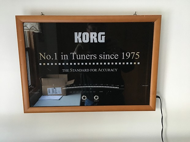 Korg Promotional display wall hung tuner