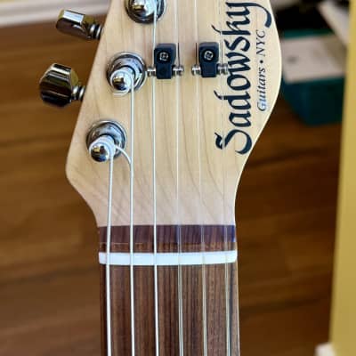 1994 Sadowsky Electric Nylon String Guitar Cherry Sunburst image 7