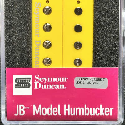 Seymour Duncan SH-4 JB Yellow Humbucker Custom Pickup Bundle | Reverb