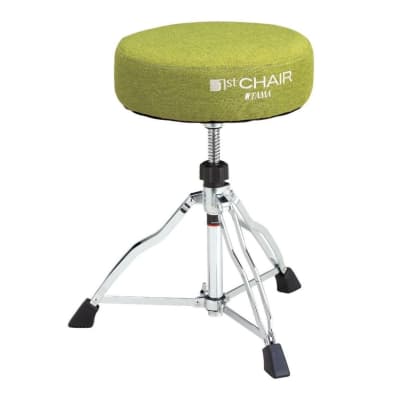 Tama 1st Chair Round Rider Drum Throne w/Sage Vibrant Fabric Seat image 1