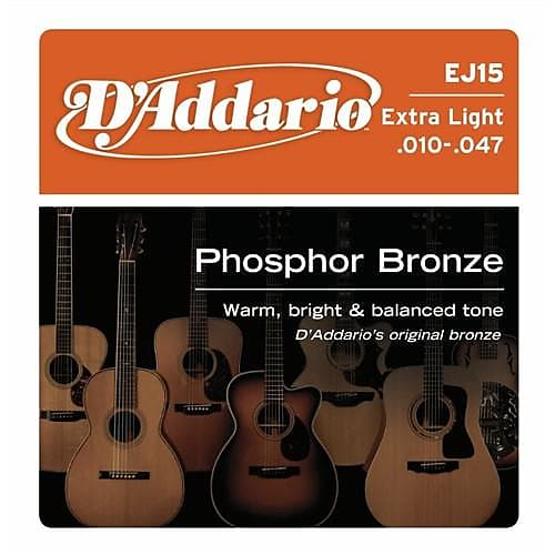 Phosphor Bronze Acoustic Guitar Strings - Extra Light 10-47 image 1