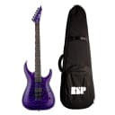 ESP LTD MH-1000NT Neck Thru - See Thru Purple + ESP Premium Gig Bag