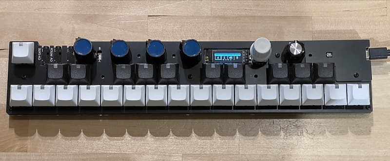 OMX-27 MIDIコントローラー Denki Oto OMX-27 MIDI CV Keyboard Sequencer 2023 - Black