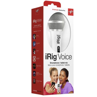 iRig Voice Handeld Portable Karaoke Microphone for Smartphones Tablets in White image 6