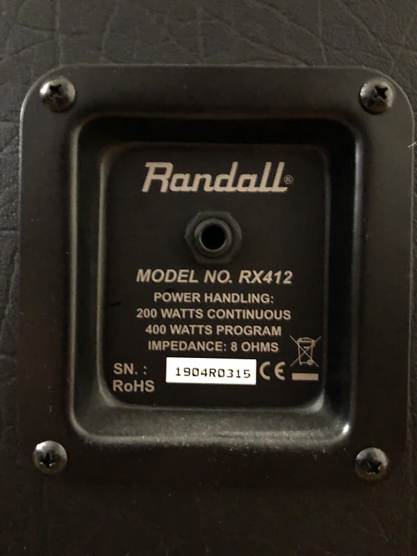 Randall RX120RH and RX412 Half Stack Reverb
