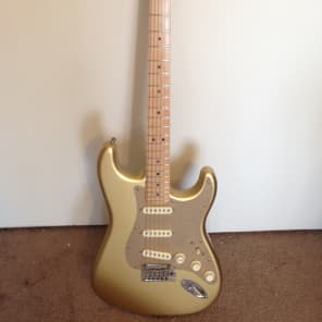 Fender American Deluxe Stratocaster 2012 Aztec Gold image 1