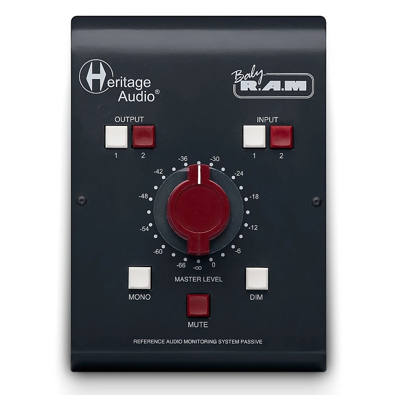Heritage Audio Baby RAM Passive Desktop Monitor Controller image 1