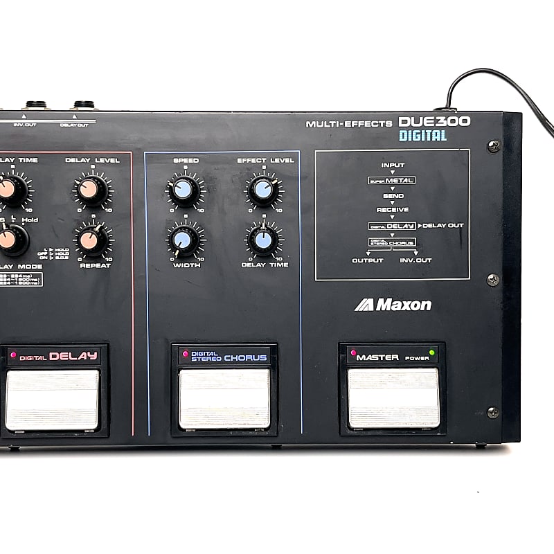 Maxon DUE300 デジタルマルチエフェクター Maxon/Ibanez DUE300 Digital Multi FX Effects Pedal Metal