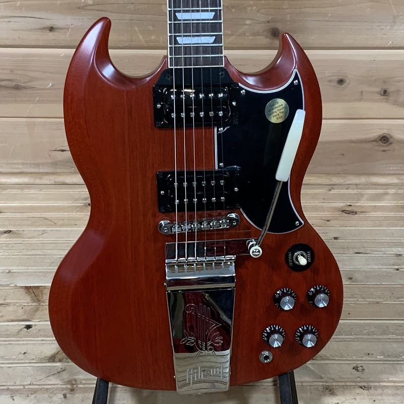 Gibson SG Standard '61 Maestro Vibrola Faded Electric Guitar | Reverb