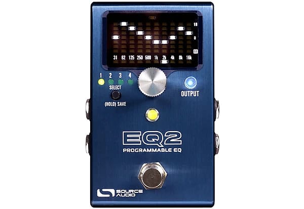 Source Audio PROGRAMMABLE EQ 2 2024 - Silver & Blue image 1