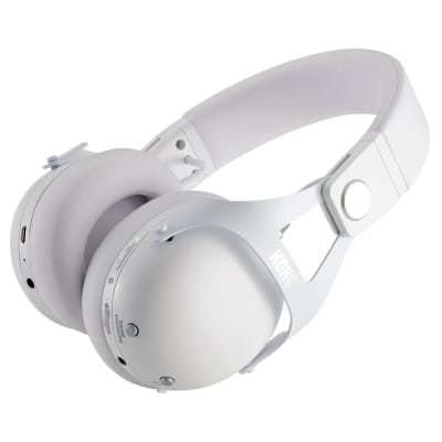Korg NCQ1WH Smart Noise Cancelling/Filtering DJ Headphones - White image 2