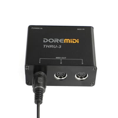 DOREMiDi THRU-3 - Midi Host Box 1 in, 3 outs / Brand New image 9