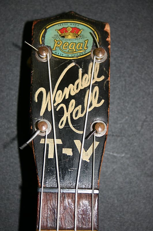 Regal Wendell Hall TV ukulele concert size image 1