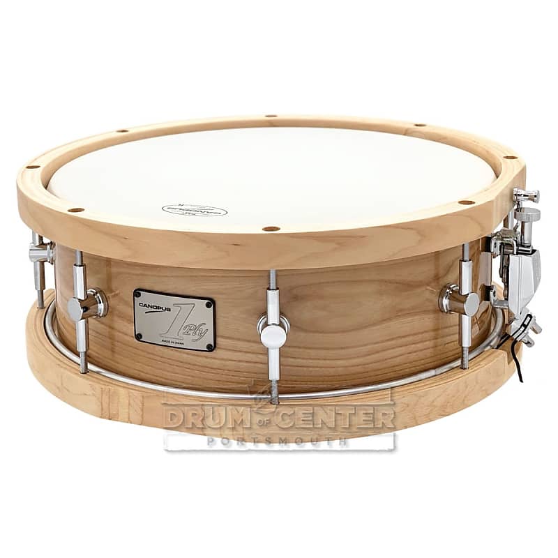 Canopus Limited Edition 1ply Elm Snare Drum 14x5.25 Natural