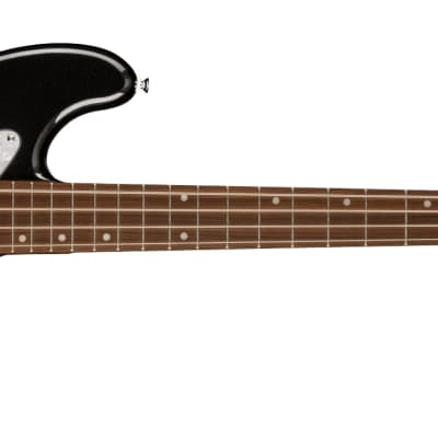 Fender Squier Paranormal Rascal Bass HH - Metallic Black image 4
