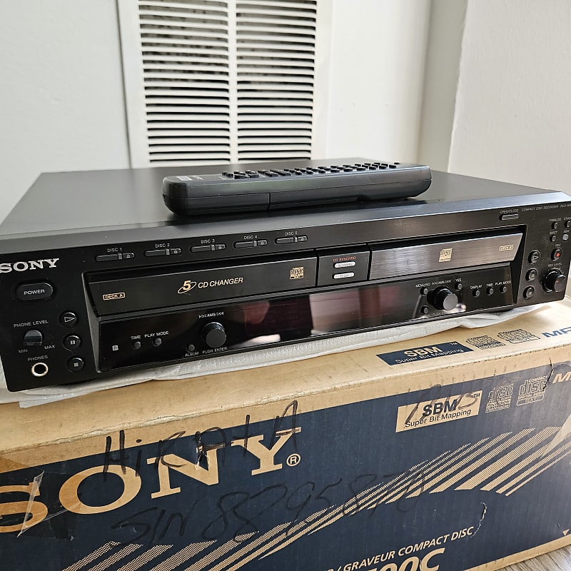 Sony RCD-W500C 5 Disc Changer + CD Recorder (Dual Drive) w