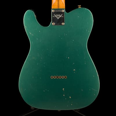 Fender Custom Shop Masterbuilt Dennis Galuszka Subsonic Telecaster Journeyman Relic Sherwood Green Metallic image 13