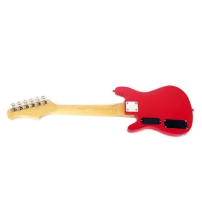 Zenison Kids 30" Electric Guitar Youth Combo 5W Amp Gig Bag Solid Body Gloss RED image 3