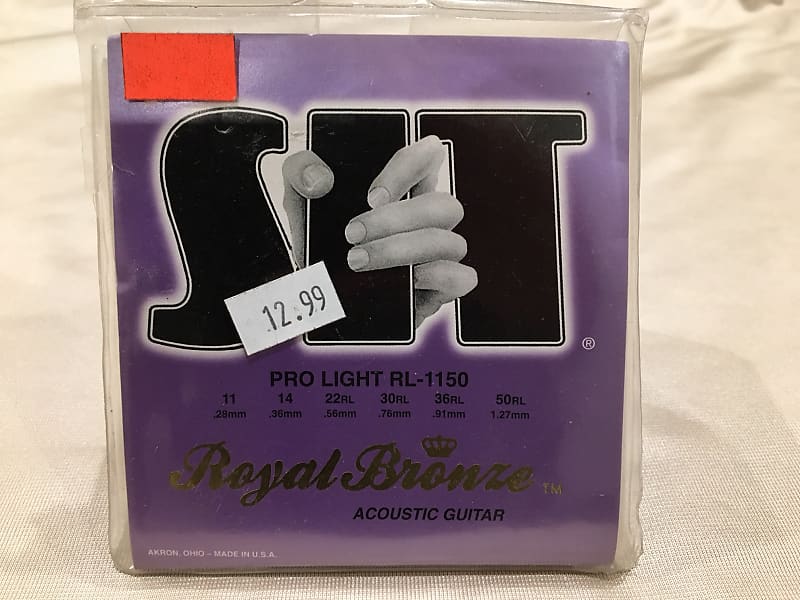 SIT RL-1150 Royal Bronze Pro Light 11-50 RL Acoustic Guitar Strings image 1