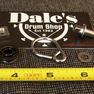 DW Drums SM018-3 Hook Bolt and Roller for Bass Drum Pedals image 1