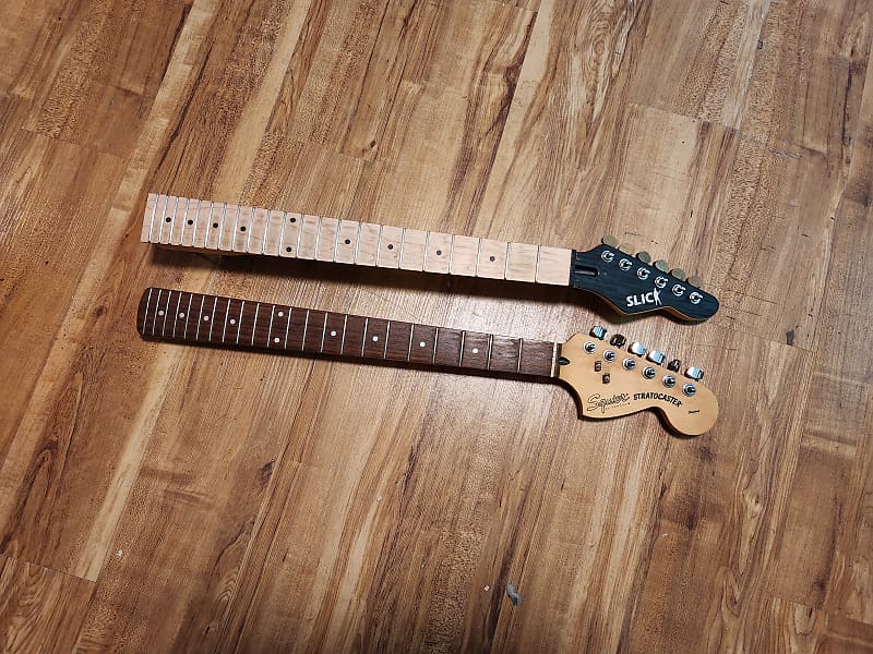 Squier Std + Slick Stratocaster Necks | Reverb