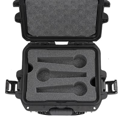 Gator Cases GM-06-MIC-WP | Waterproof Case for Handheld Wired Microphones (6 Mics, Black) image 8
