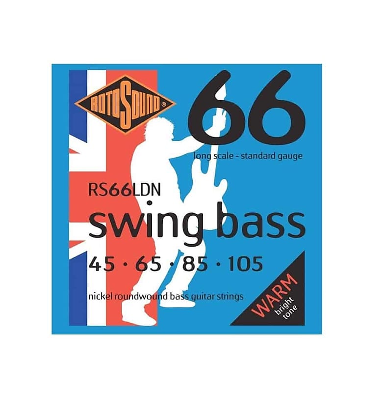 Rotosound RS66LDN Swing Bass 66 Nickel Bass Strings (45-105) image 1