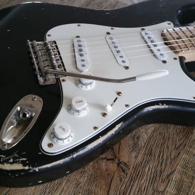 New Custom Heavy Relic Stratocaster 1968 black image 1