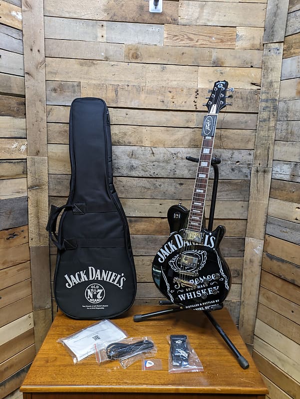 Peavey Jack Daniels Old No.7 Electric Guitar - Black w/ Bag & Box/Papers image 1