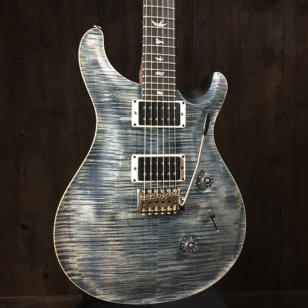 PRS Custom 24 Limited 10 Top 2016 Faded Whale Blue Satin
