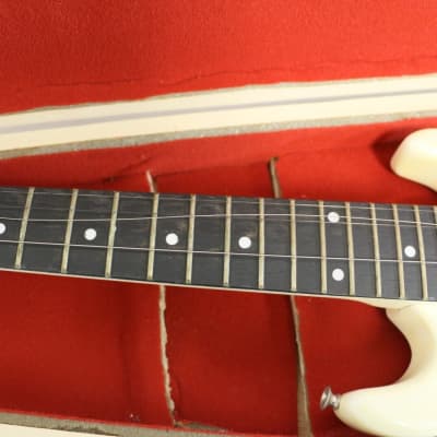 Synsonics Jr. Pro Vintage Short Scale Mini Electric Guitar 1980s - Olympic White - RARE image 10