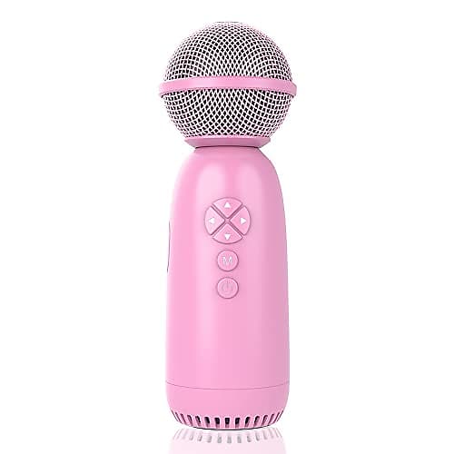 Bluetooth Karaoke Wireless Microphone, Latest 5-in-1 Portable